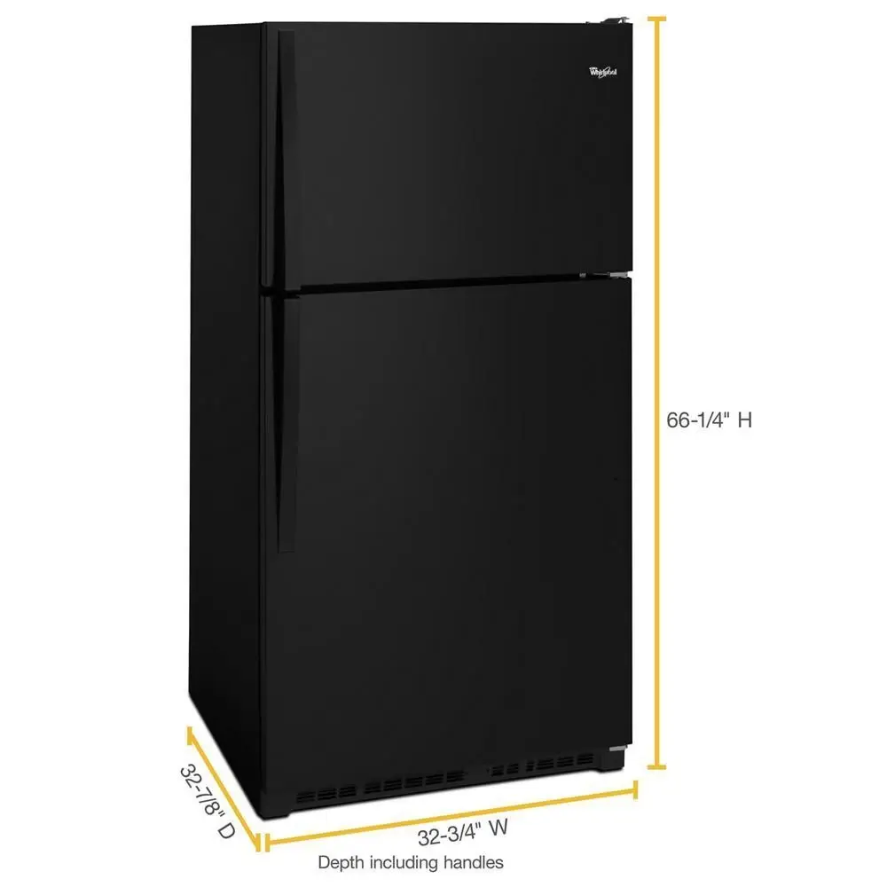 Whirlpool 311 Series Black Top Freezer Refrigerator Whirlpool 311 Series Black Top Freezer Refrigerator