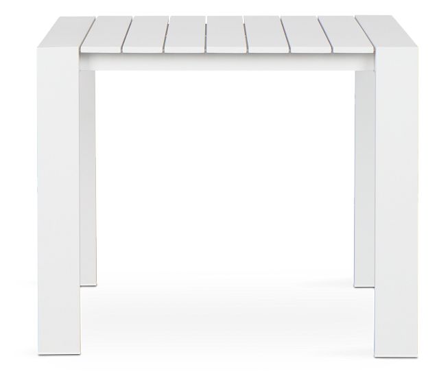 Sunrise White 35" Square Table