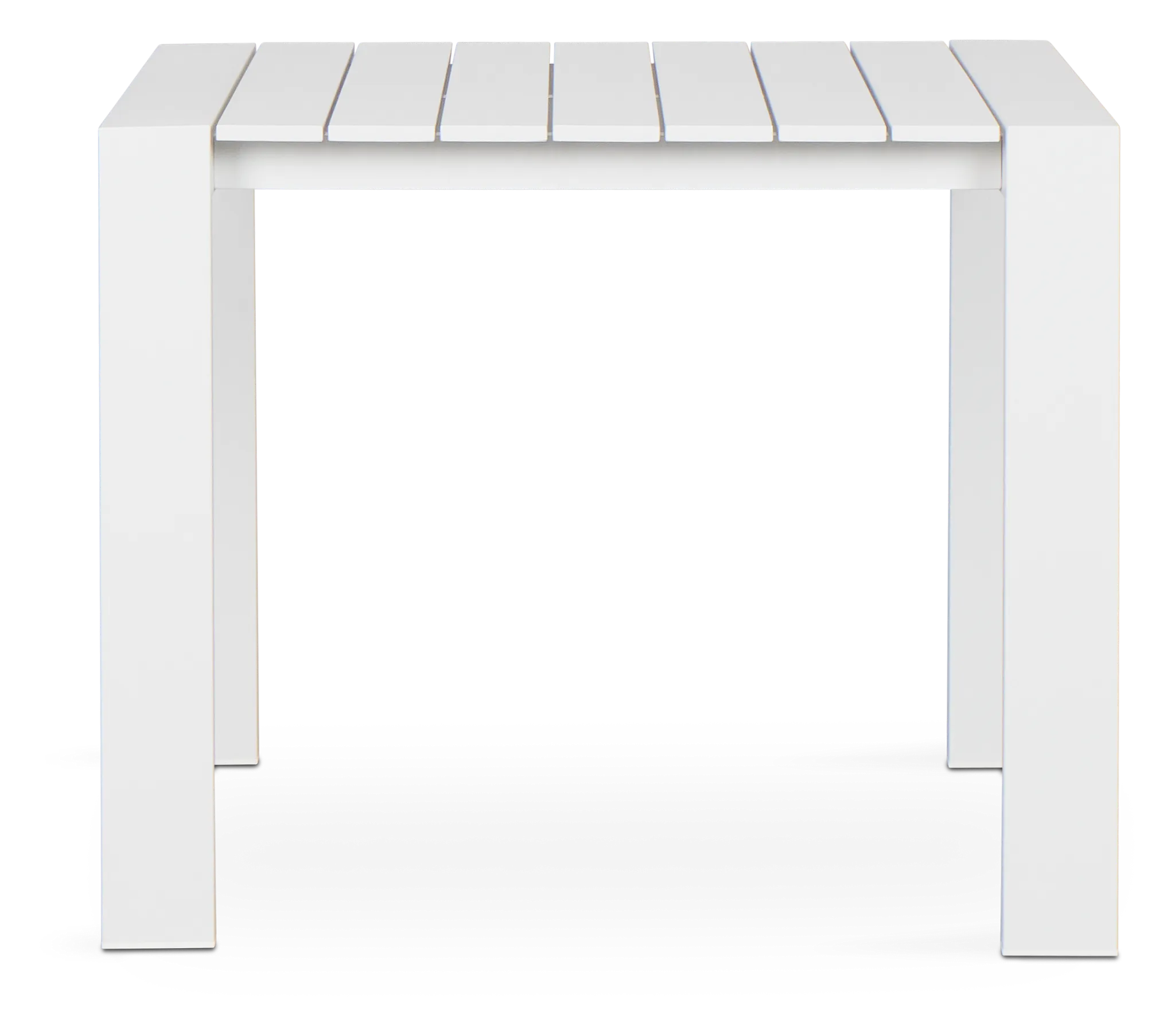 Sunrise White 35" Square Table