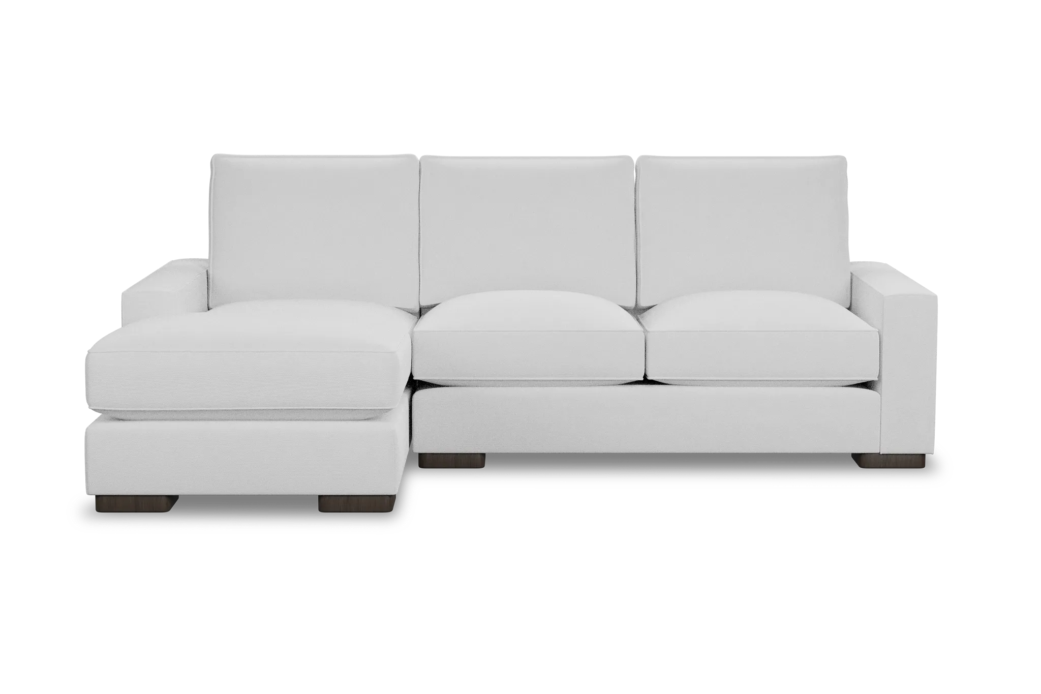 Edgewater Peyton White Left Chaise Sectional
