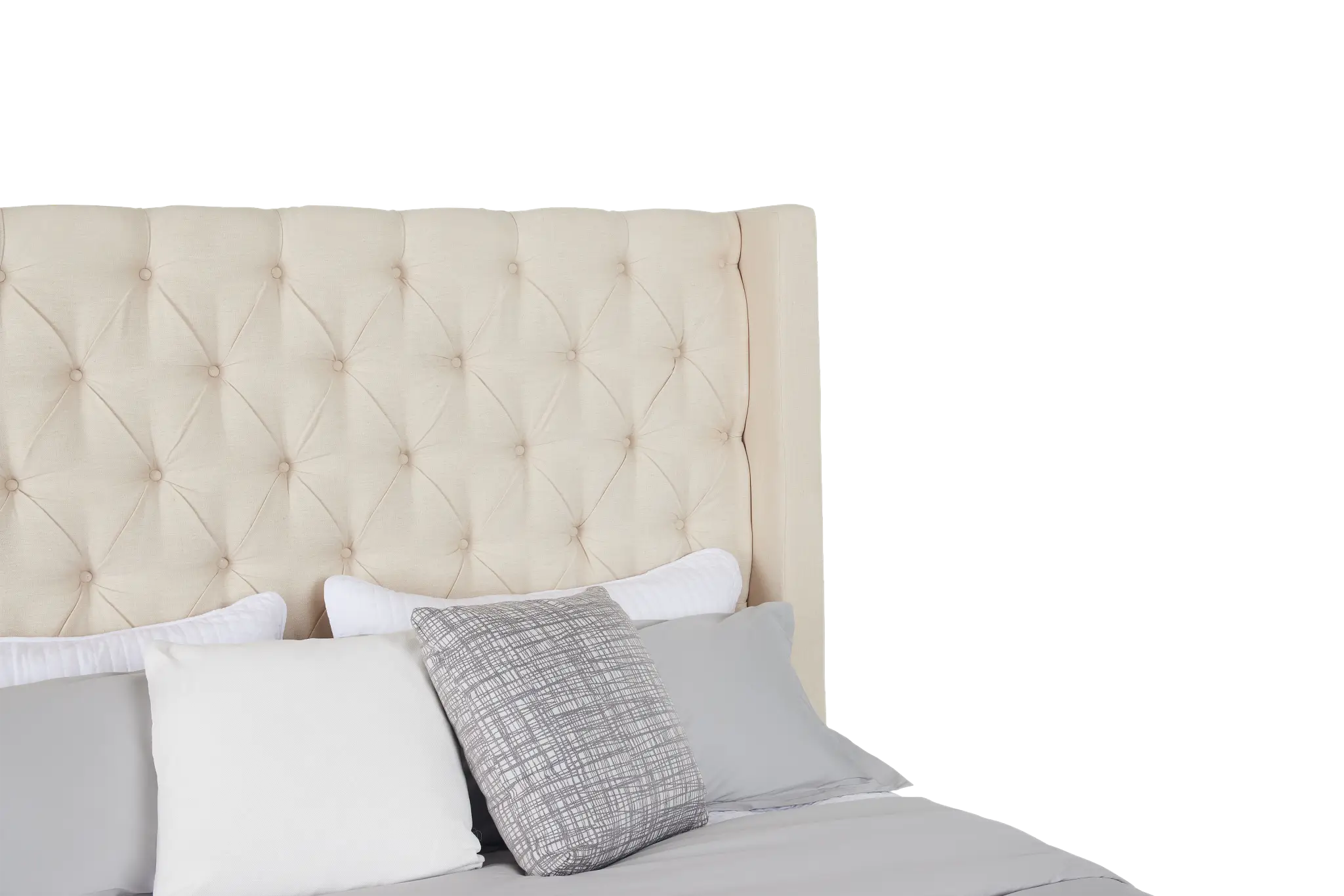 Lacey Beige Uph Platform Bed Lacey Beige Uph Platform Bed