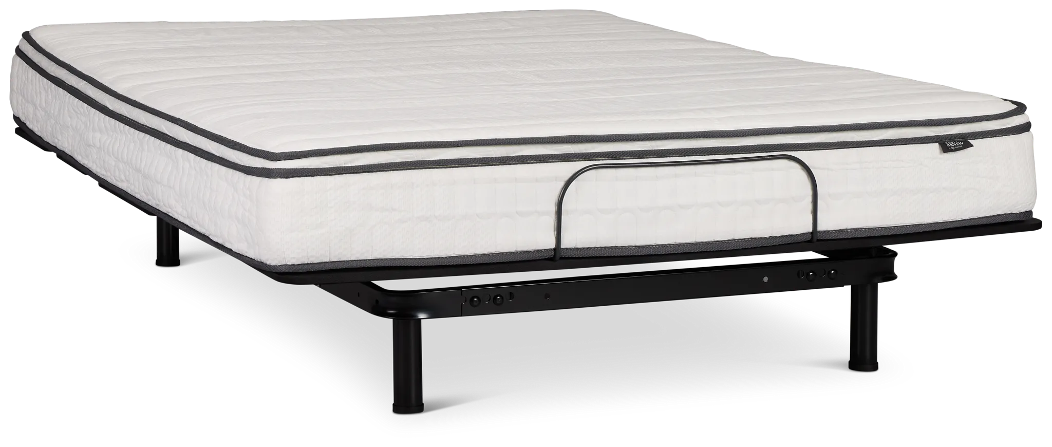 Rest & Renew By Zinus 8" Hybrid Slat Adjustable Mattress Set