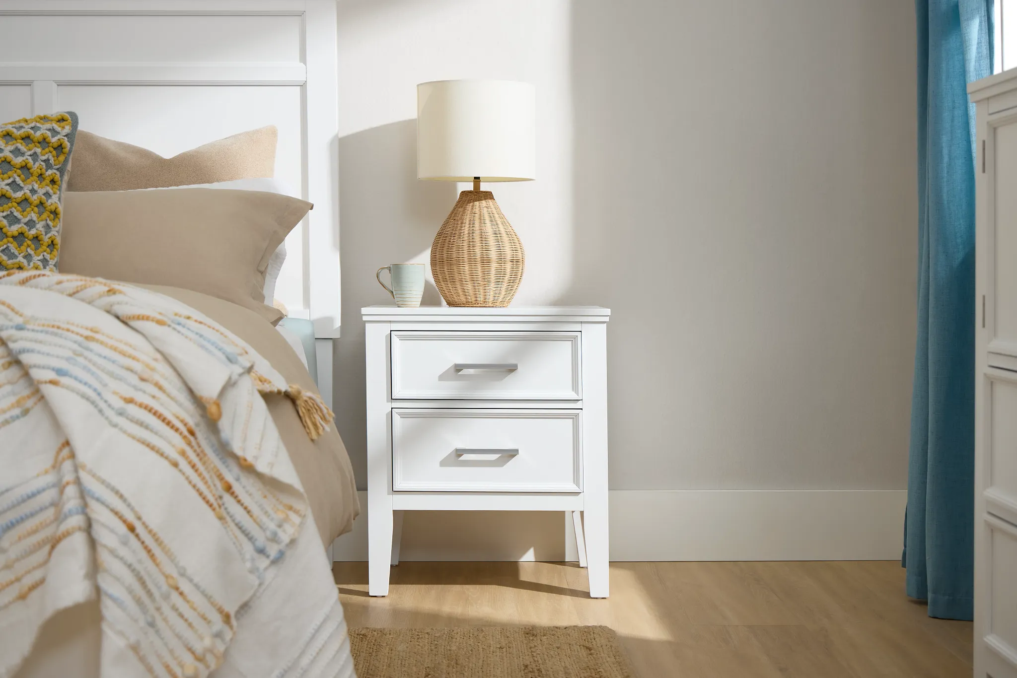 Seabrook White Nightstand