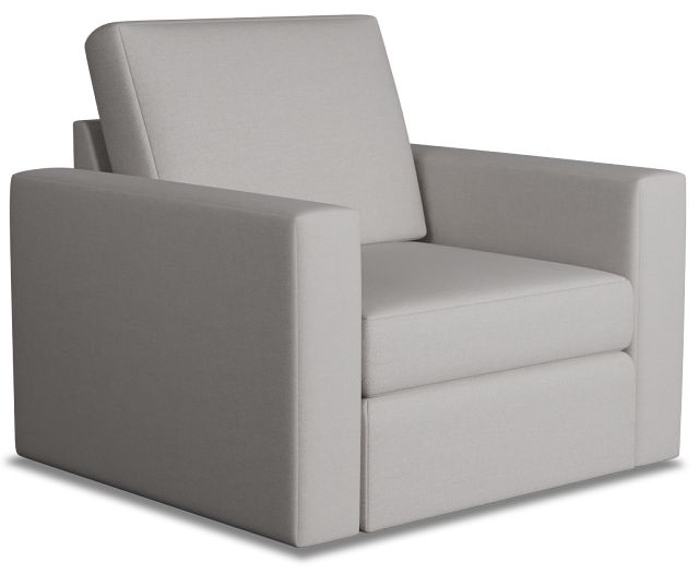 Citymod Light Gray Fabric Swivel Chair