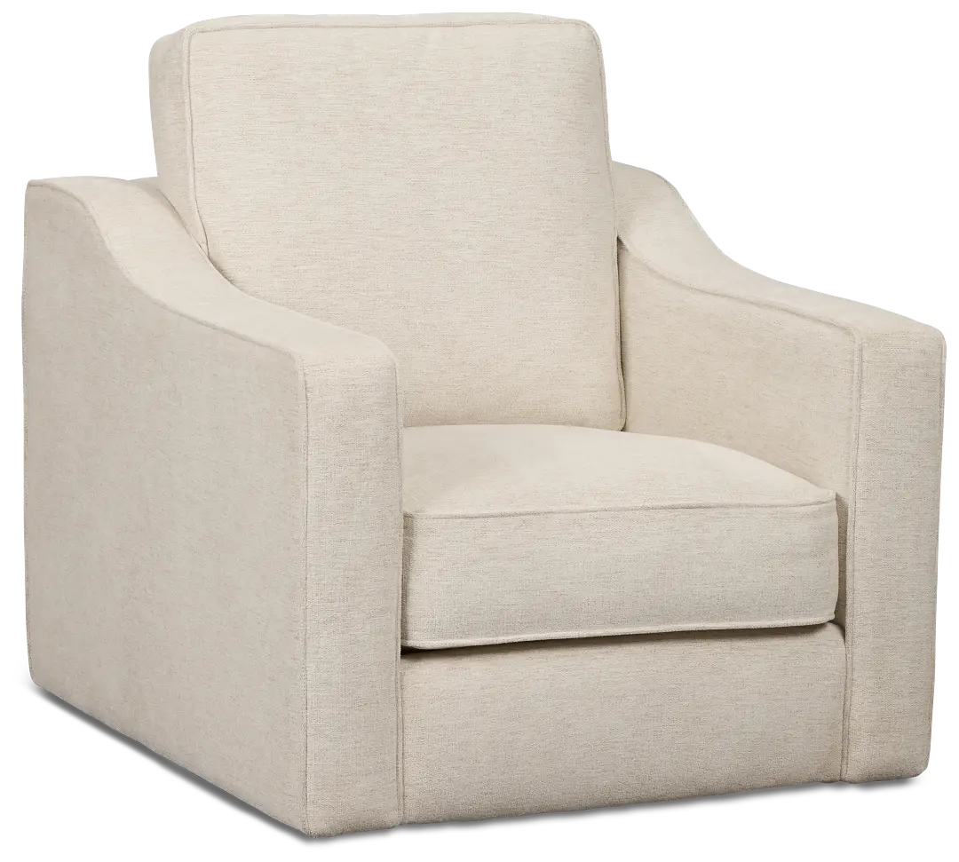 Maisie Light Beige Fabric Swivel Chair Maisie Light Beige Fabric Swivel Chair