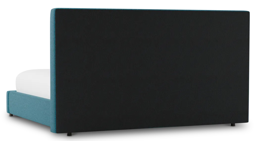 Grayton Elite Teal 54" Upholstered Platform Bed