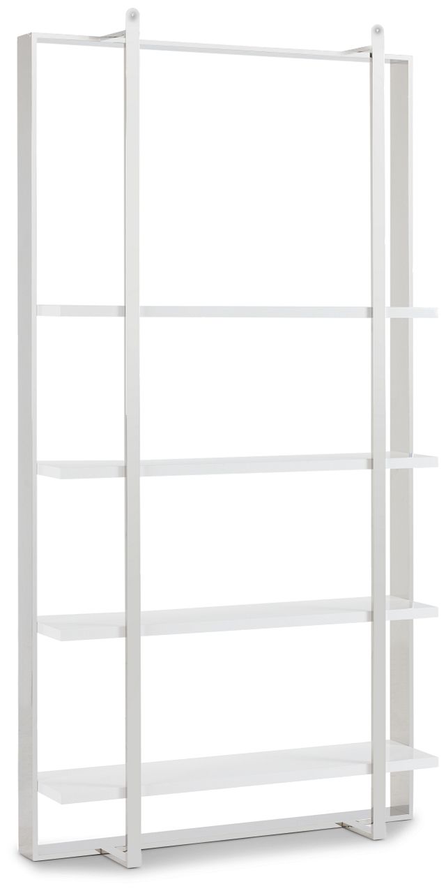 Neo White Large Bookcase (4)