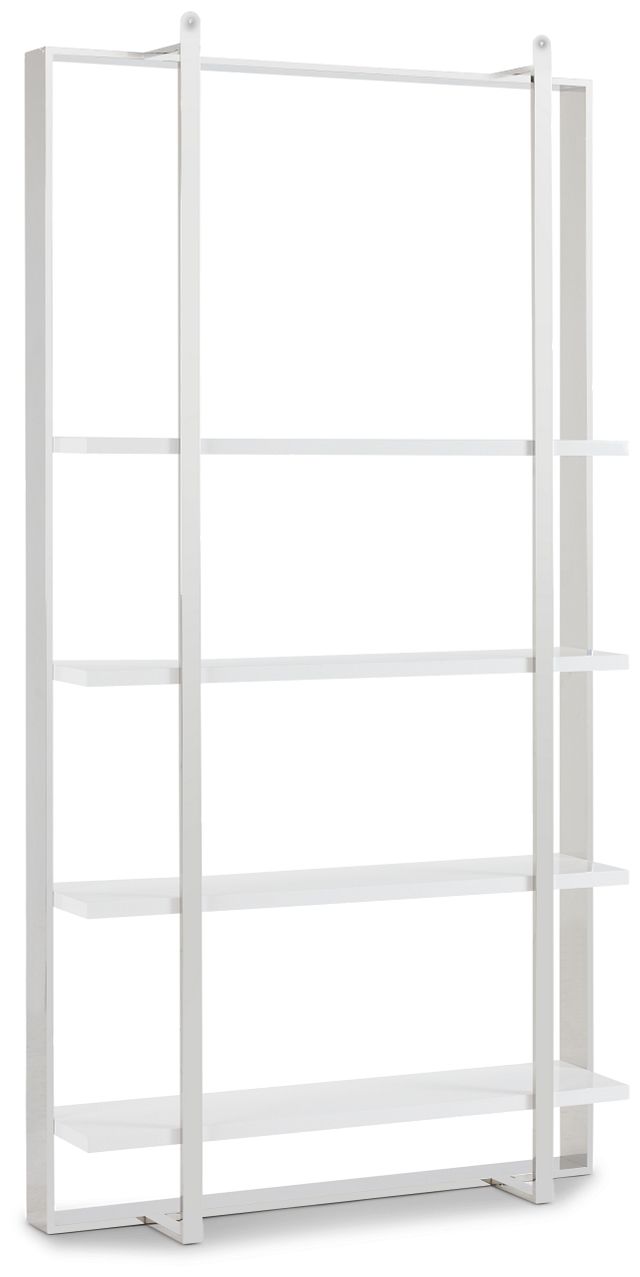 Neo White Large Bookcase