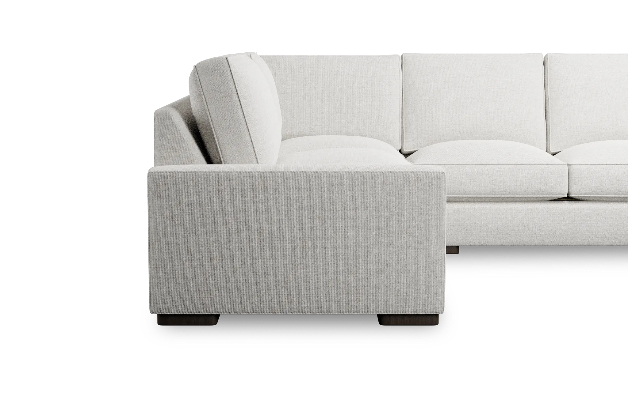 Edgewater Maguire Ivory Small Two-arm Sectional