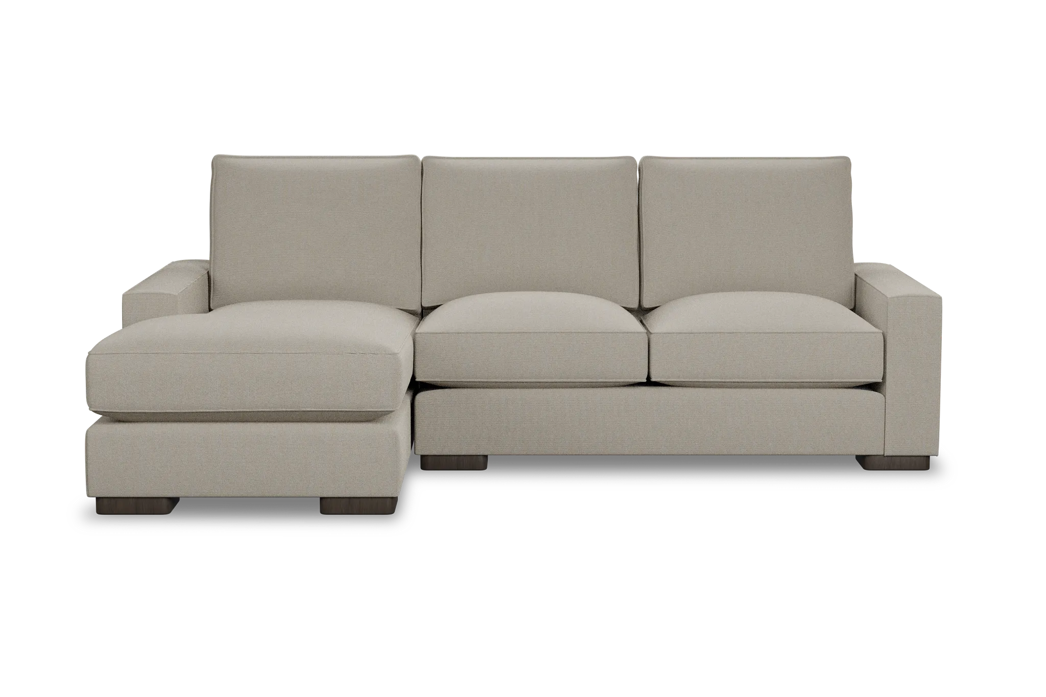 Edgewater Peyton Beige Left Chaise Sectional