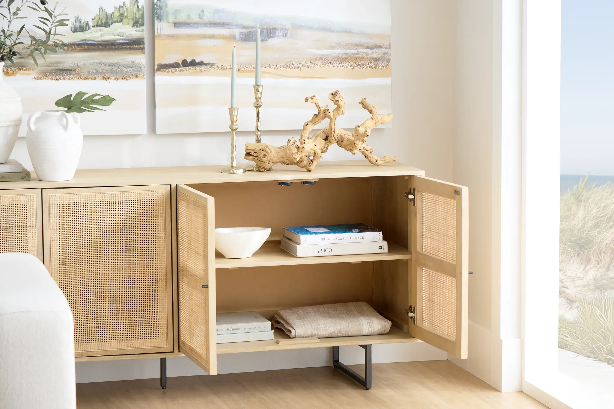 Malibu Light Tone Credenza