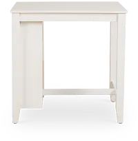 Edgartown White Storage High Dining Table