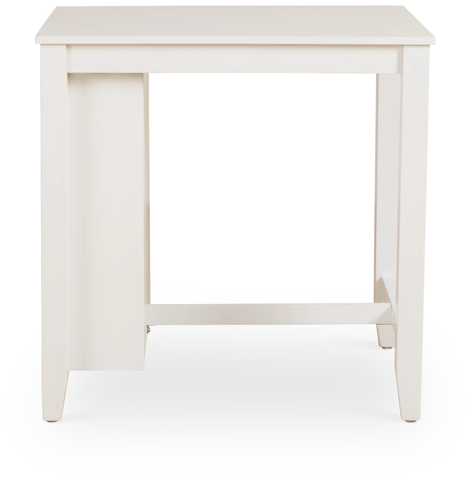 Edgartown White Storage High Dining Table