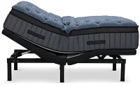 Kevin Charles By Sealy Reserve Lux Firm Deluxe Adjustable Mattress Set