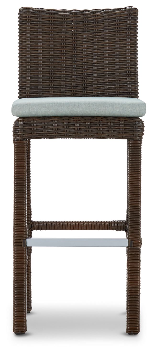 Southport Teal Woven 30" Barstool (2)