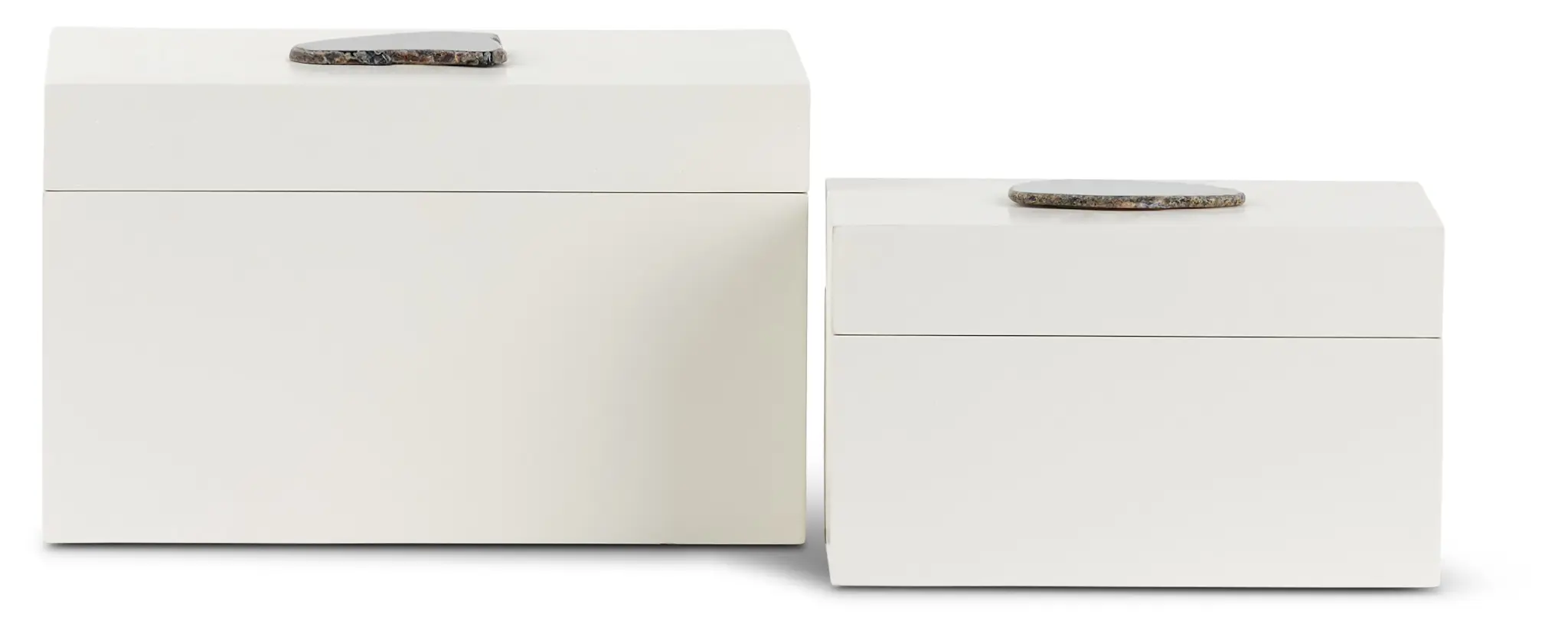 Charlotte White Set Of 2 Box Charlotte White Set Of 2 Box