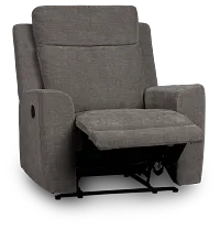 Dean Gray Fabric Recliner