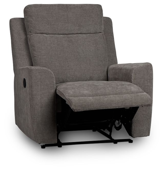 Dean Gray Fabric Recliner