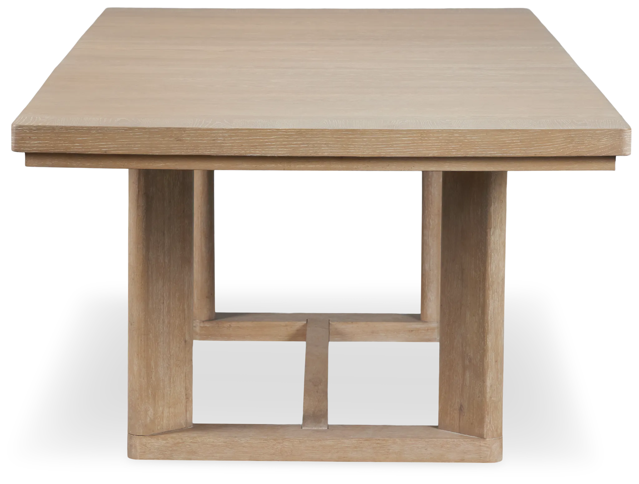 Alton Light Tone Rect Trestle Table