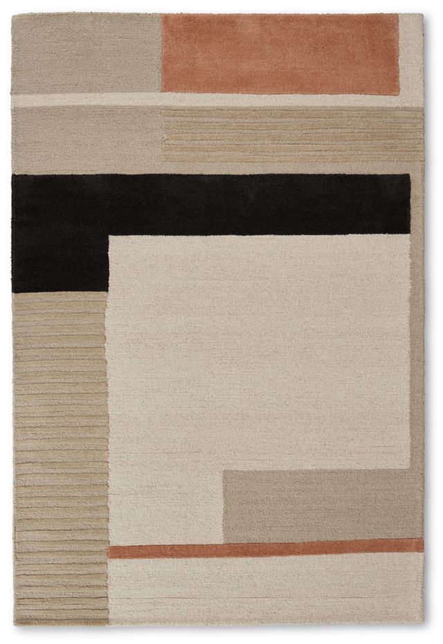 Maya Light Beige 5x8 Area Rug