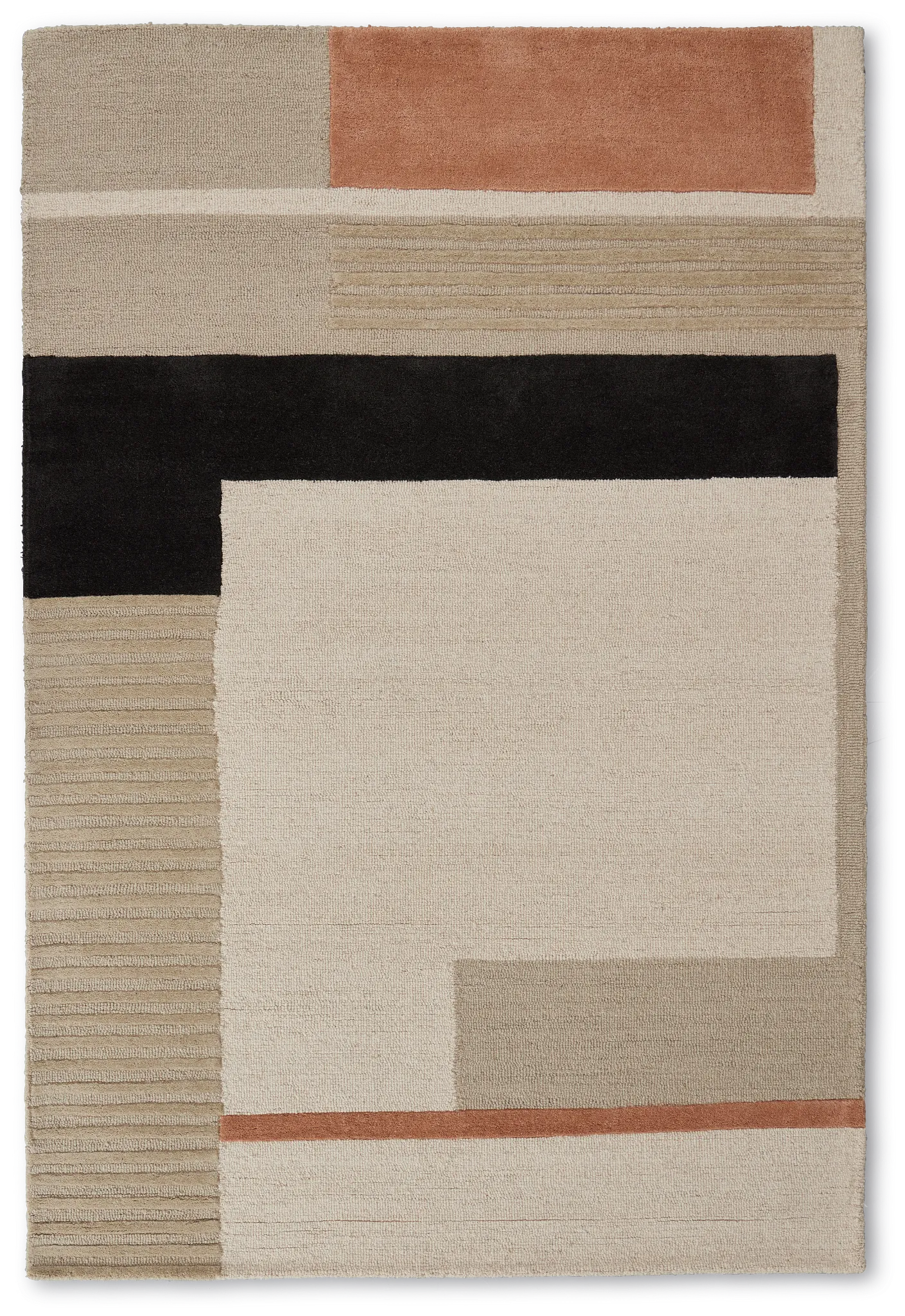 Maya Light Beige 5x8 Area Rug