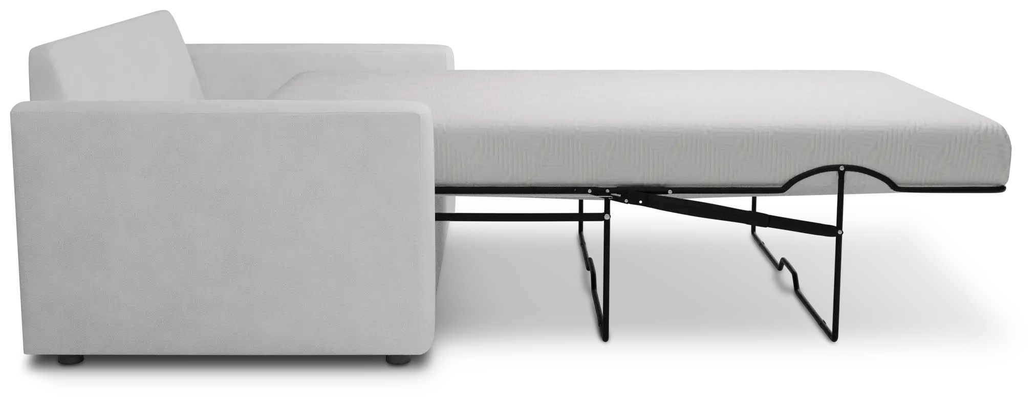 Siesta Peyton White Fabric Cooling Memory Foam Sleeper Siesta Peyton White Fabric Cooling Memory Foam Sleeper