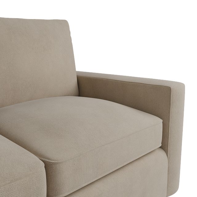 Siesta Peyton Beige Fabric Memory Foam Sleeper