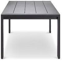 Linear Dark Gray 110" Rectangular Table