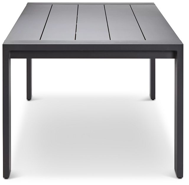 Linear Dark Gray 110" Rectangular Table