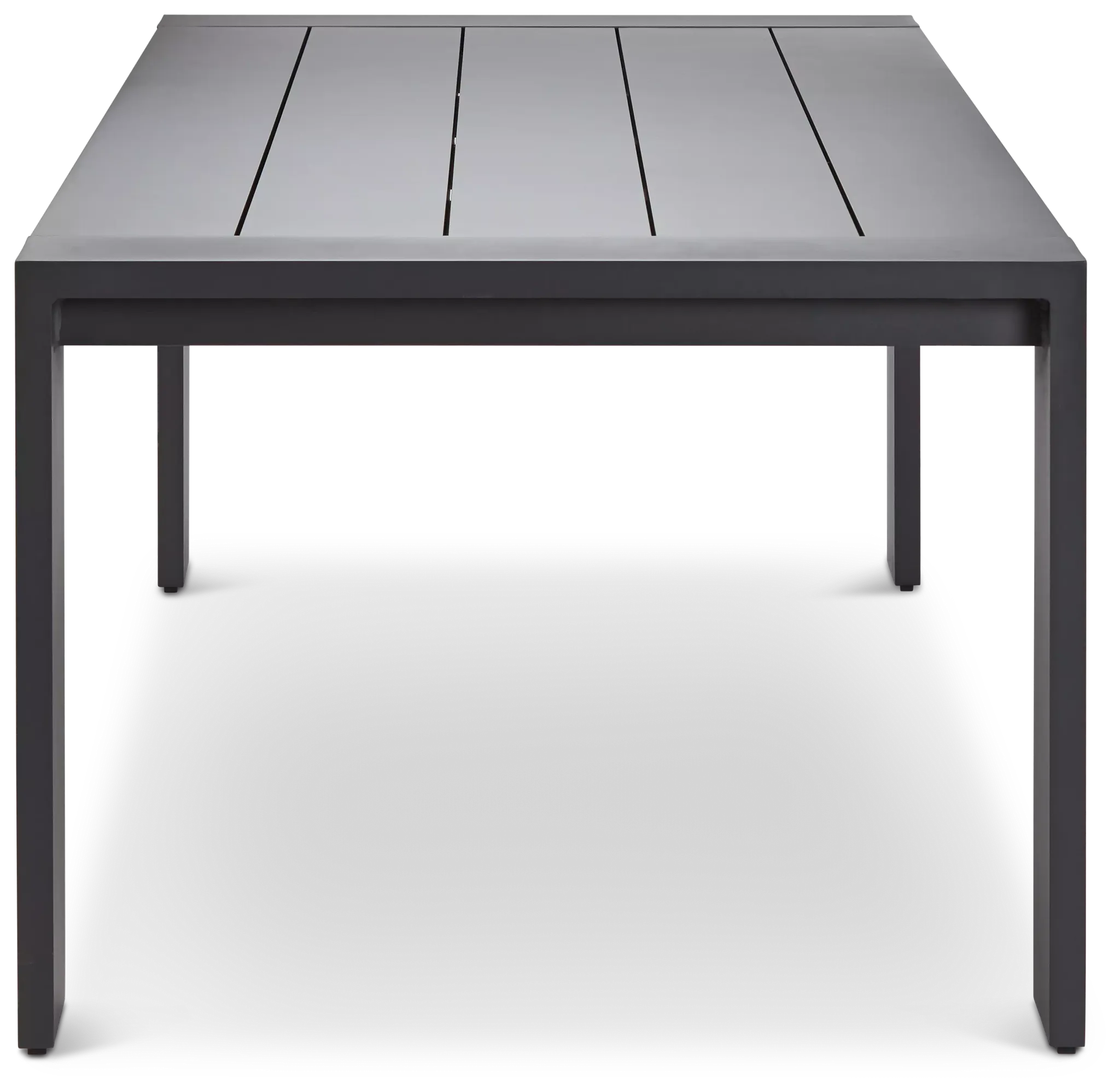 Linear Dark Gray 110" Rectangular Table
