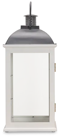 Greensville White Large Lantern