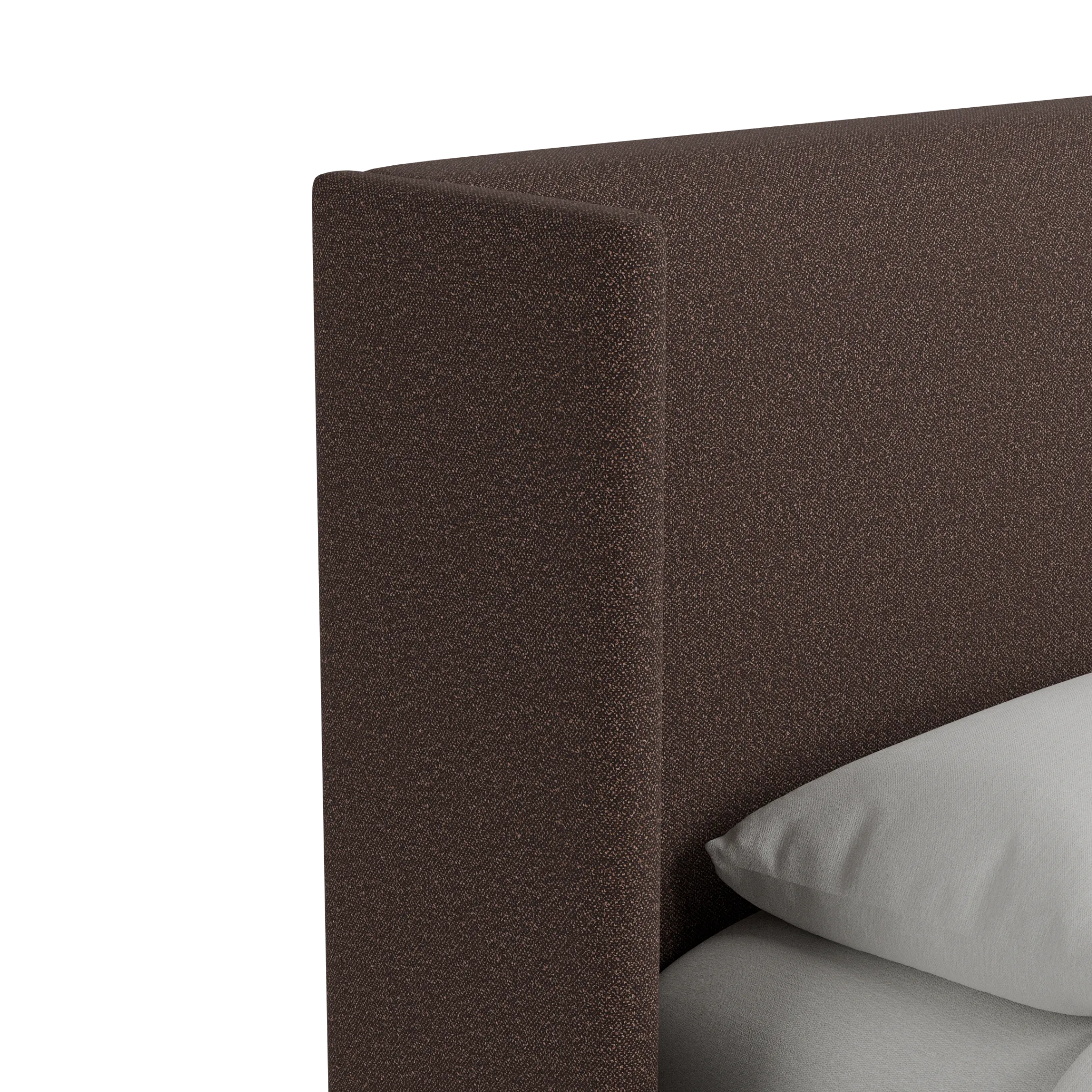 Captiva Elite Dark Brown 48" Upholstered Shelter Bed