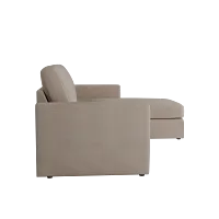 Citymod Beige Fabric Small Right Chaise Sectional