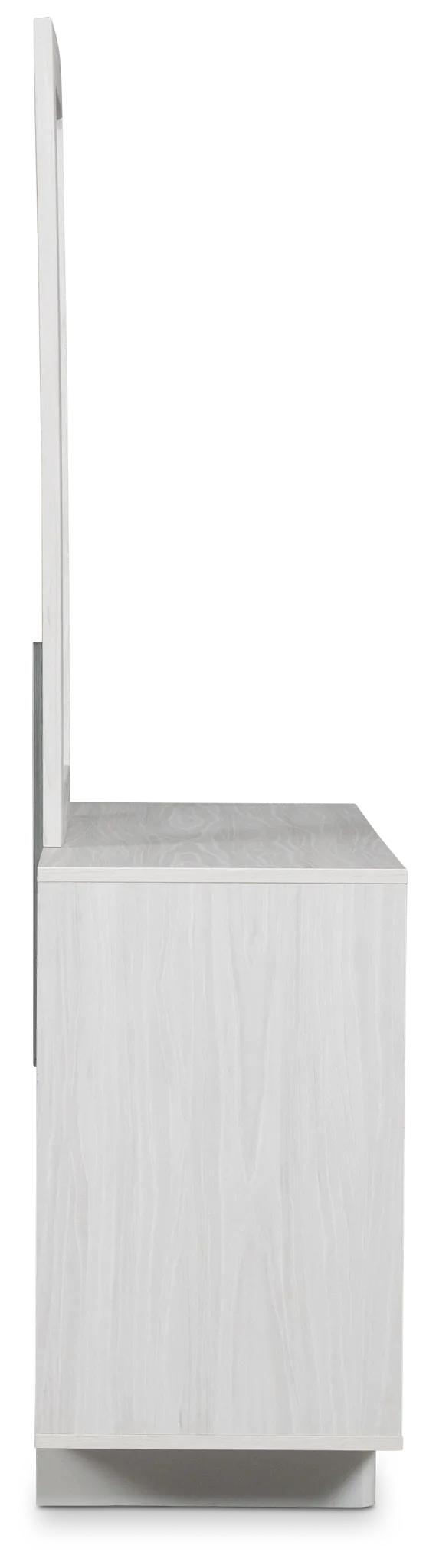 Everett White Dresser & Mirror