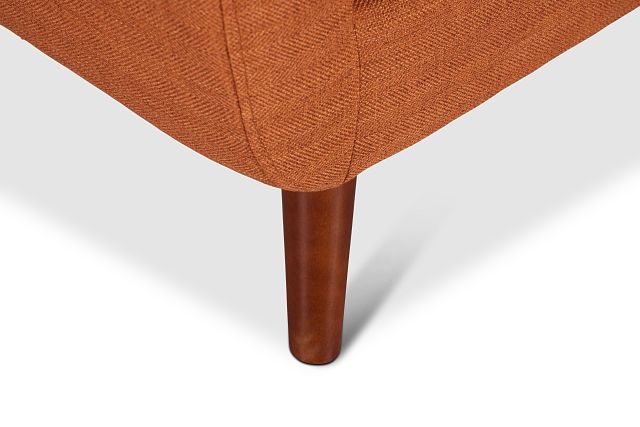 Raya Orange Fabric Chair