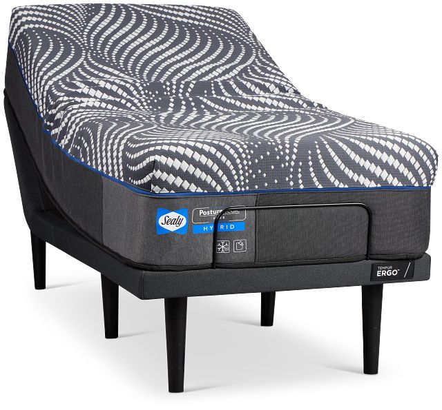 Sealy Posturepedic Plus High Point 14" Soft Ergo Smart Adjustable Mattress Set