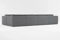 Destin Delray Dark Gray Fabric 8-piece Pit Sectional