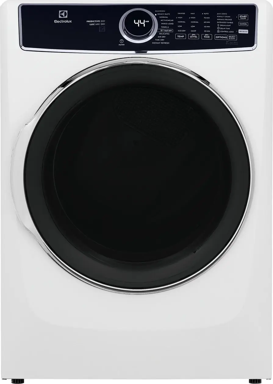Electrolux 7637 Series White Front Load Gas Dryer Electrolux 7637 Series White Front Load Gas Dryer