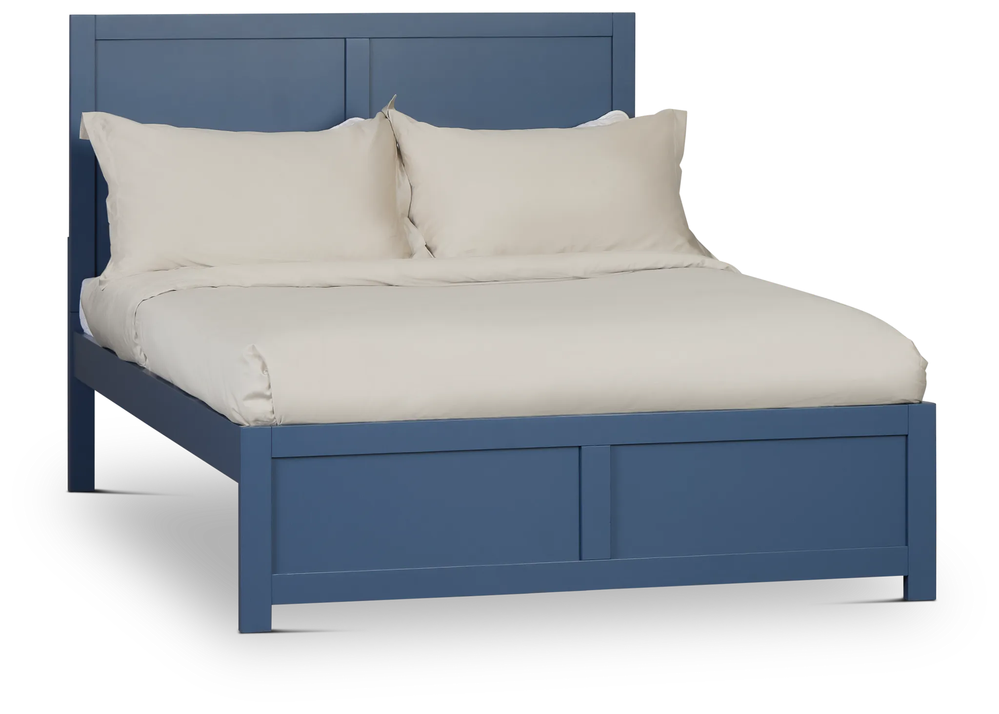 Charleston Dark Blue Panel Bed