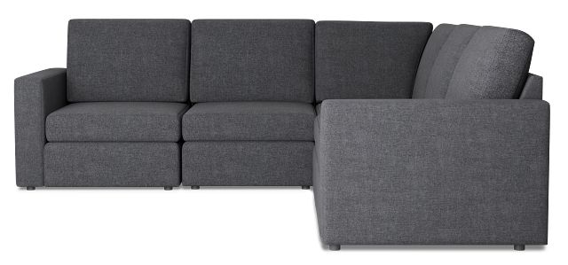 Citymod Dark Gray Fabric Small Two-arm Sectional