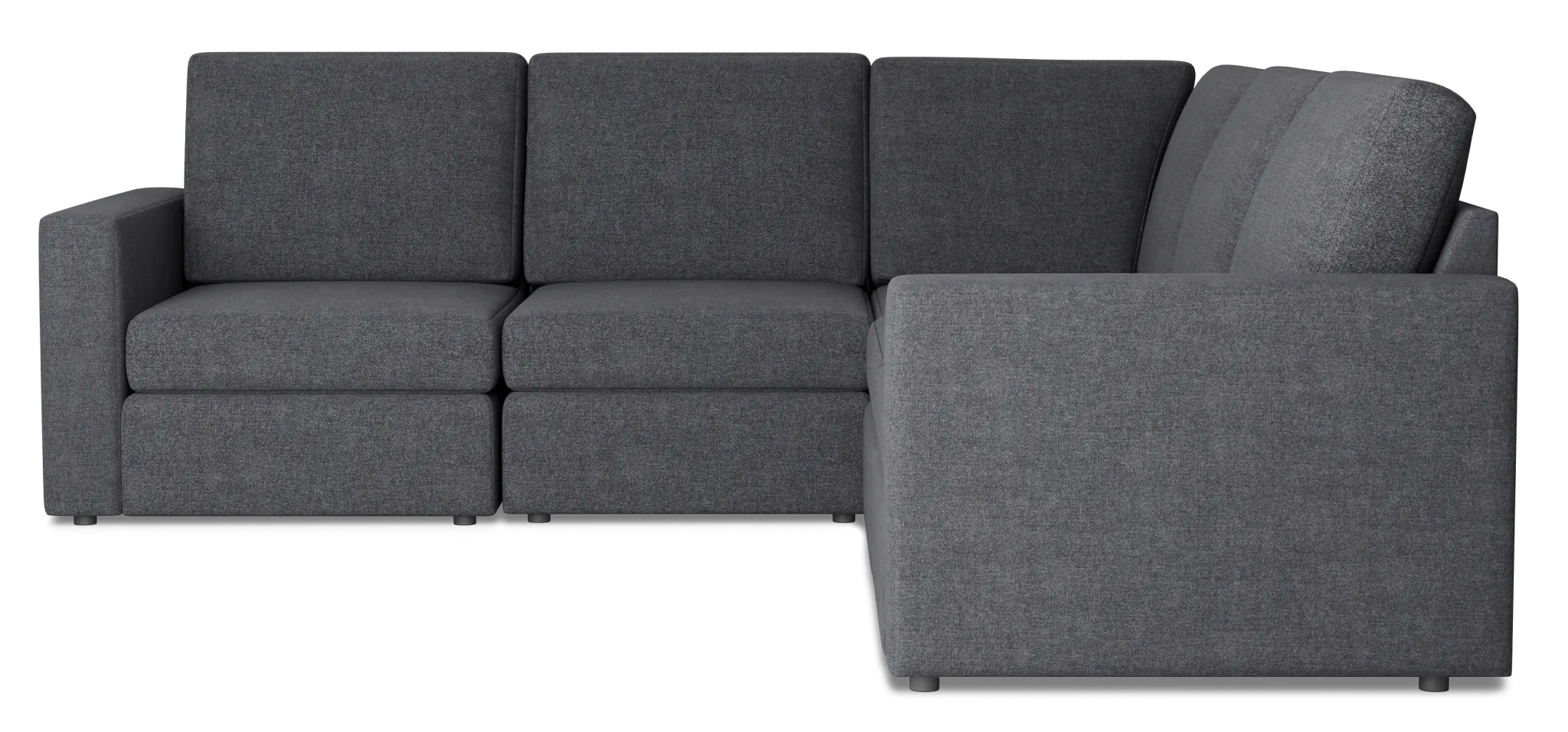 Citymod Dark Gray Fabric Small Two-arm Sectional