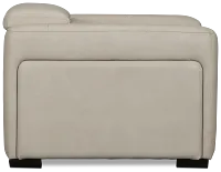 Melody Light Gray Micro Power Recliner