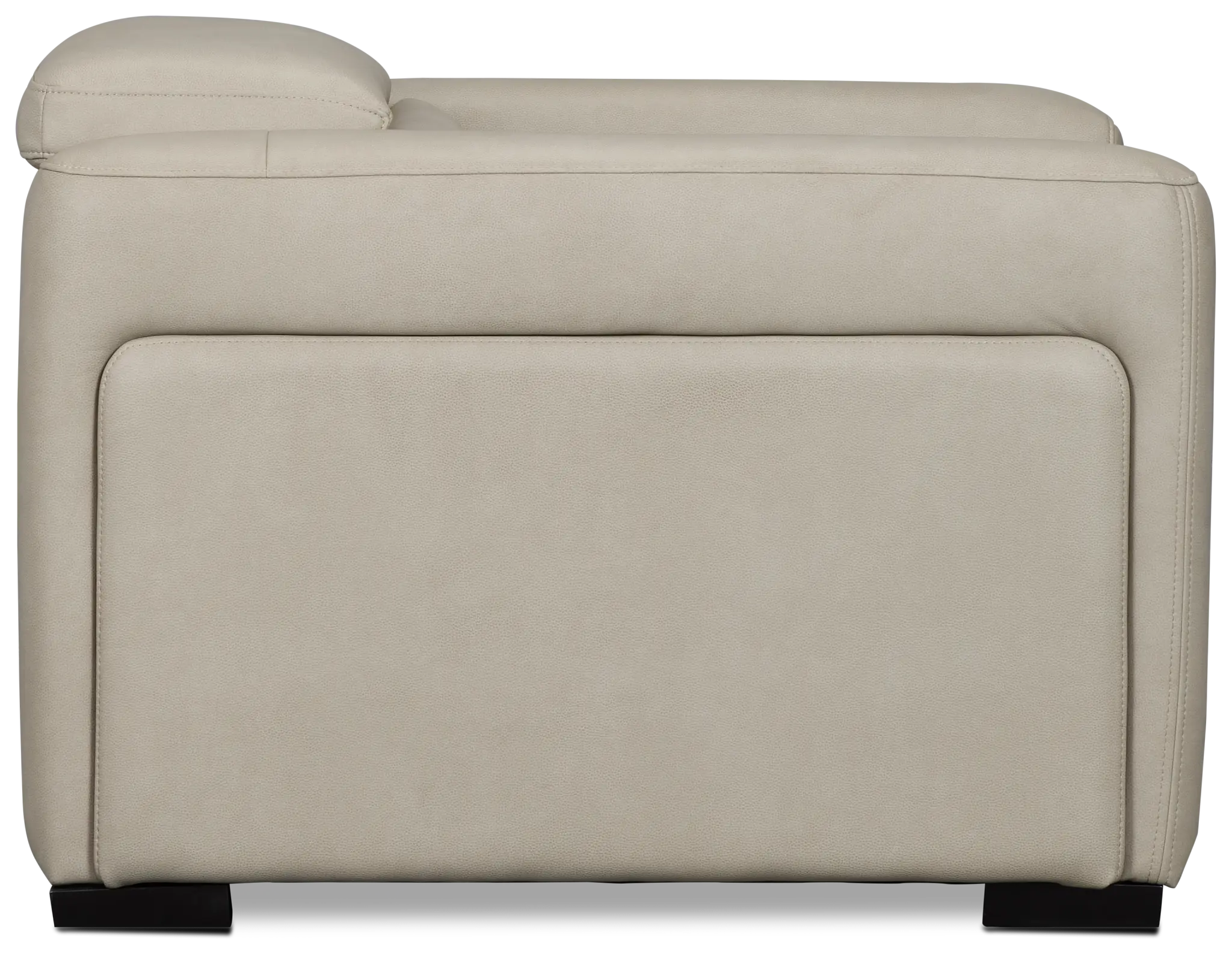 Melody Light Gray Micro Power Recliner Melody Light Gray Micro Power Recliner