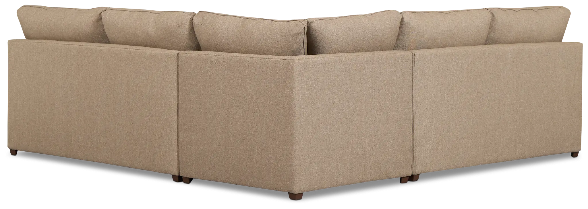 Tate Brown Fabric Medium 2-arm Left Facing Sleeper Sectional Tate Brown Fabric Medium 2-arm Left Facing Sleeper Sectional