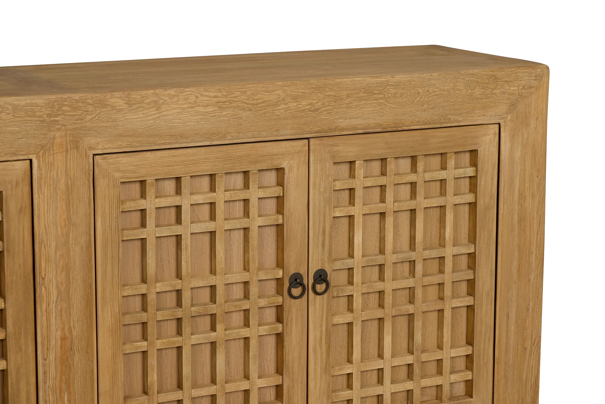 Lorah Light Tone Four-door Cabinet