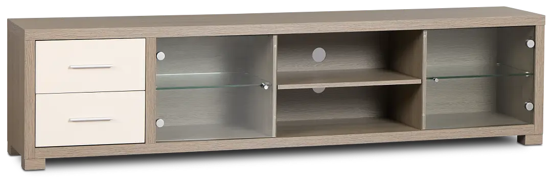 Evanston Gray 85" Tv Stand Evanston Gray 85" Tv Stand