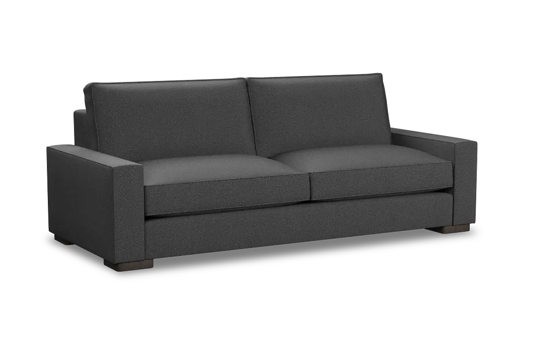 Edgewater Delray Dark Gray 96" Sofa W/ 2 Cushions Edgewater Delray Dark Gray 96" Sofa W/ 2 Cushions