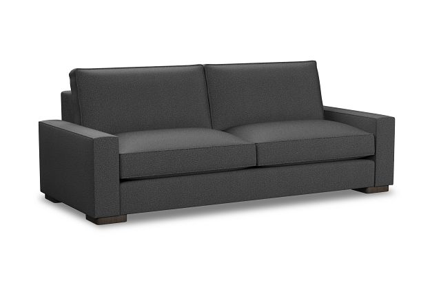 Edgewater Delray Dark Gray 96" Sofa W/ 2 Cushion (1)