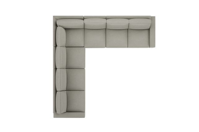 Edgewater Elite Gray Large Two-arm Sectional