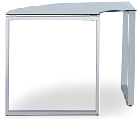 Olympia 40" Glass Corner Desk